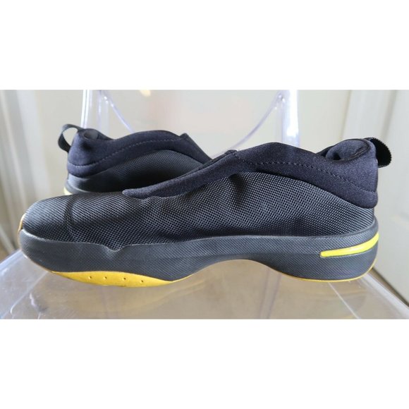 RARE Vintage 2000 Nike Basketball Low Black / Yellow (830156 003 00) Sz 9 - Picture 9 of 11